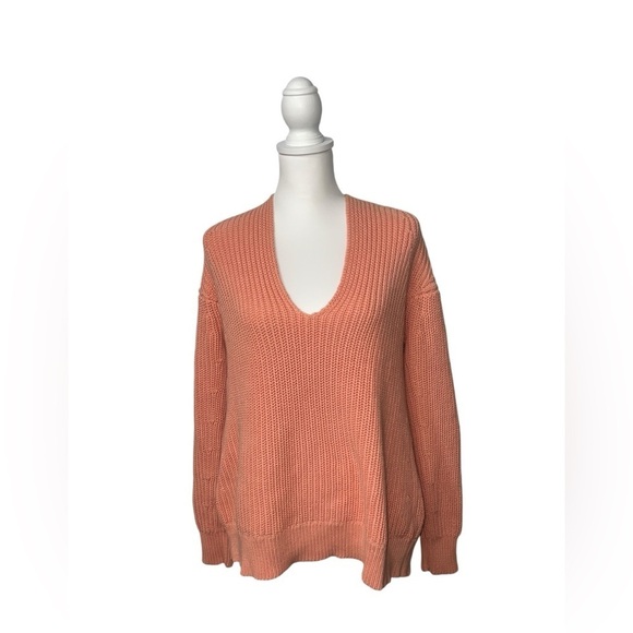 Sweaters - Alexander Wang Chunky Cotton Sweater Coral